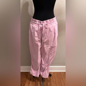 Lululemon Athletica Dance Studio Mid-Rise Light Pink Joggers